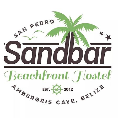 Sandbar Beachfront Hostel & Restaurant Сан Педро Екстериор снимка